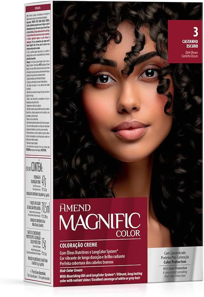 Kit Coloração Amend Magnific Color 3.0 Castanho Escuro