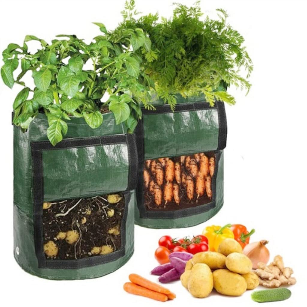 Worki do uprawy ziemniaków, Torba do uprawy ziemniaków z okienkiem 3-10 galonów(7 gallons-1pc)