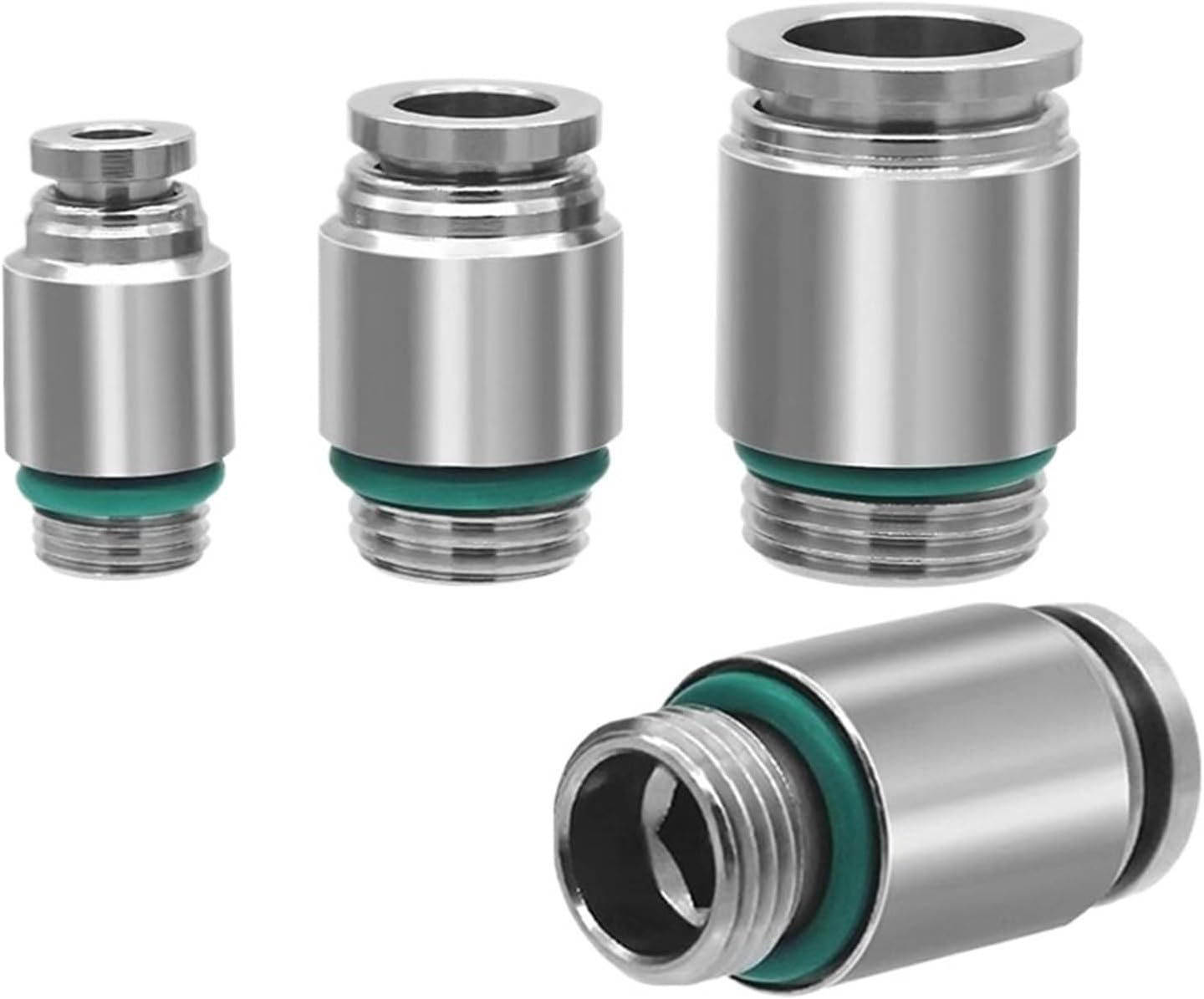 10/50/200pcs POC-G Pneumatic Quick Coupling Quick Plug G Thread Inner Hexagon Air Fitting(BXG-POC4-G01,200 PCS)