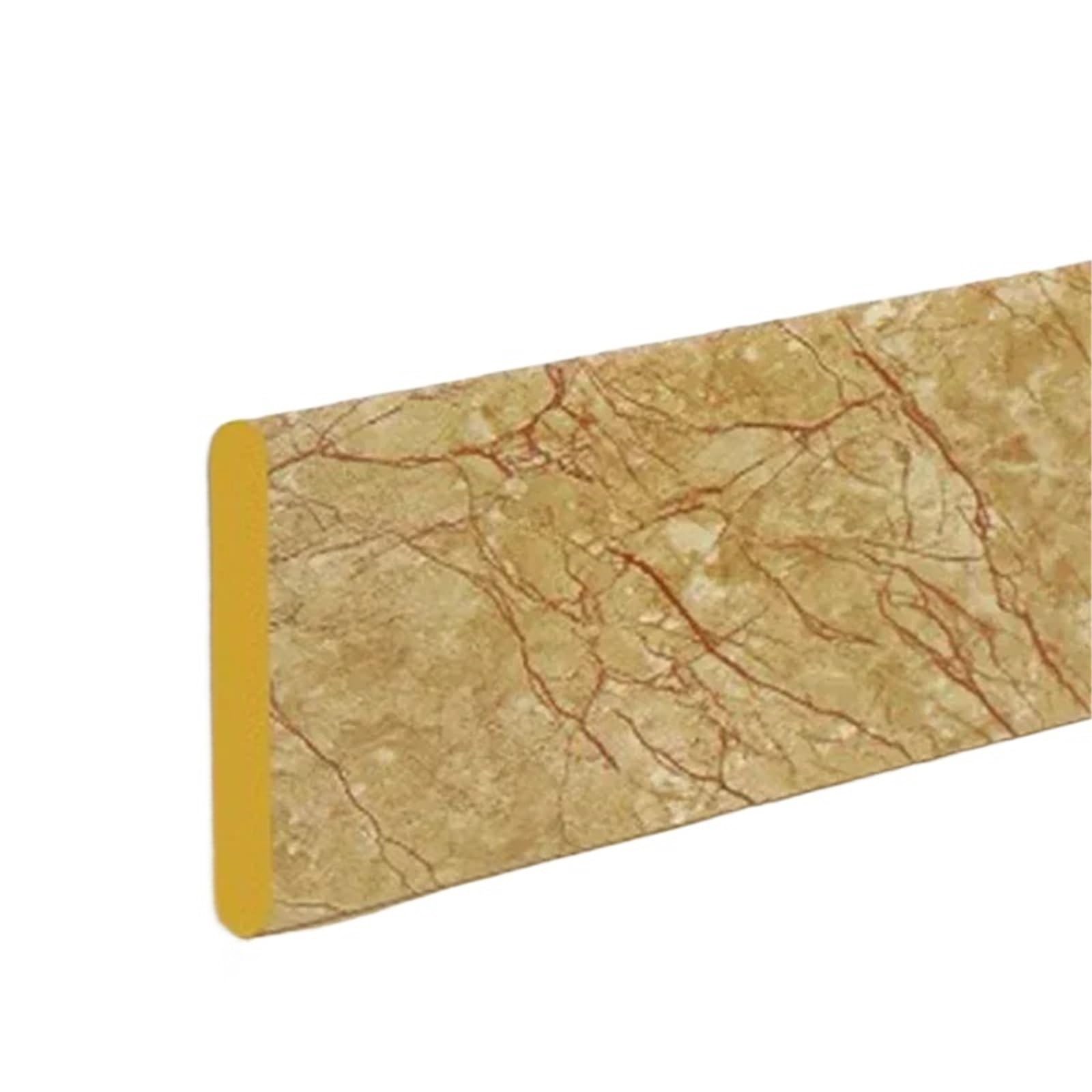 Xctdsvah Gold Agate Wallpaper Border 2M Waterproof Enclosure Self Adhesive Skirting Line Wall Sticker Thickened Anti-Collision Decoration Corner(Gold Agate)