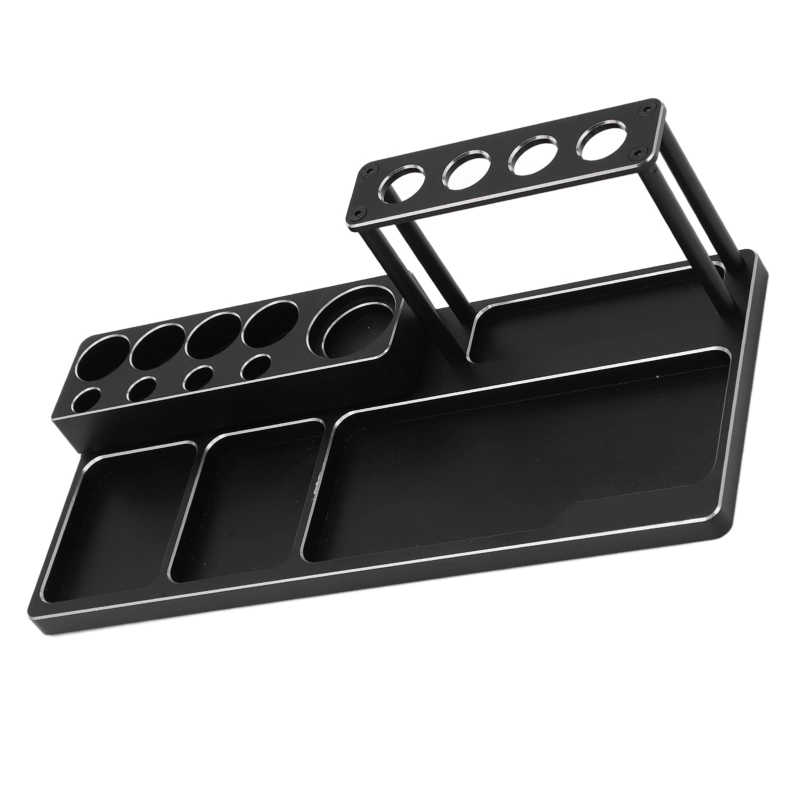 Soporte organizador multifuncional universal para herramientas de coches RC, ideal para la reparación de piezas de coches de control remoto.