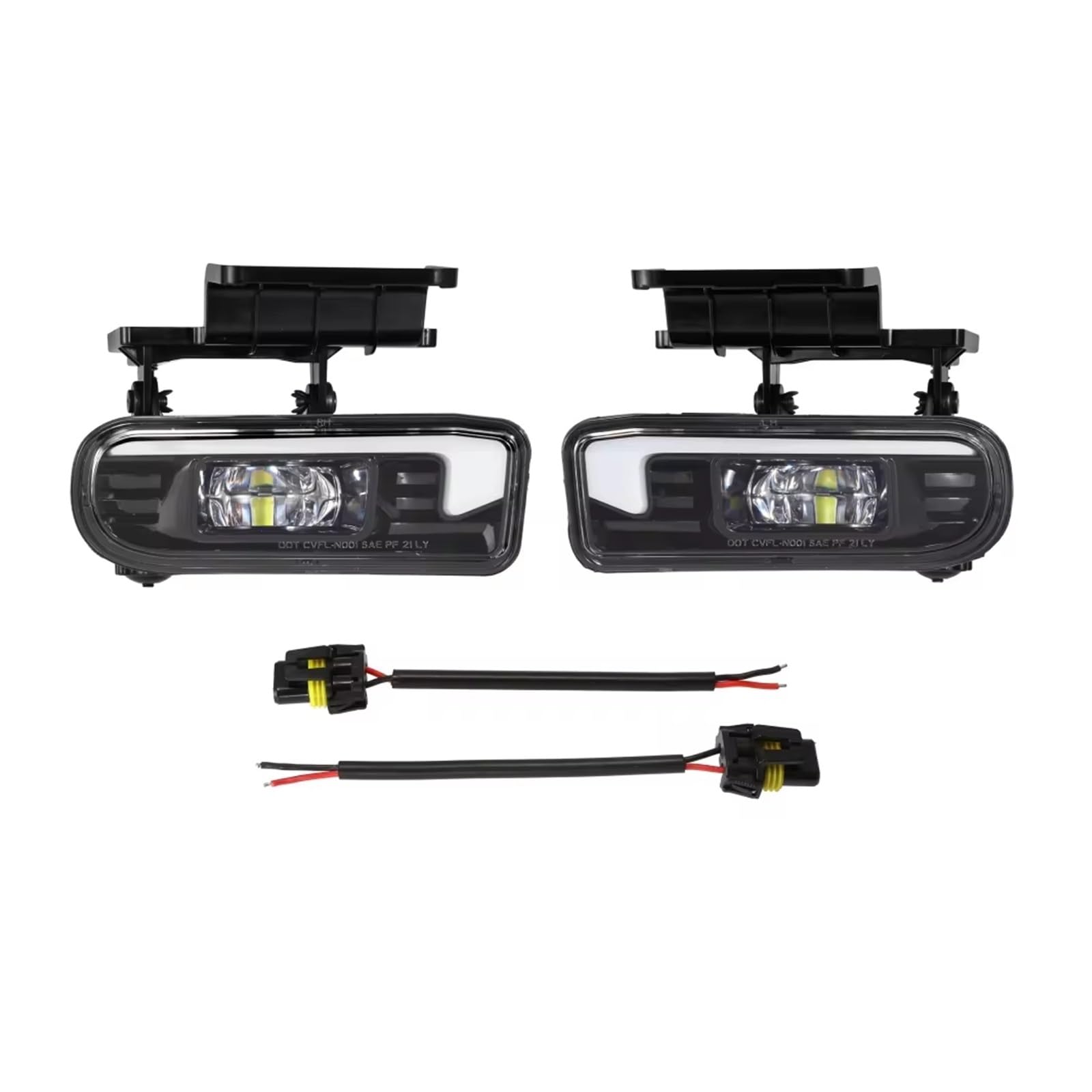Auto Fari Per Chevrolet Per Silverado 1500 2500 Per Silverado Per Suburban/Per Tahoe Paraurti Anteriore Luce Marcia Diurna Luce Fendinebbia Anteriore A LED DRL Fanali Fendinebbia