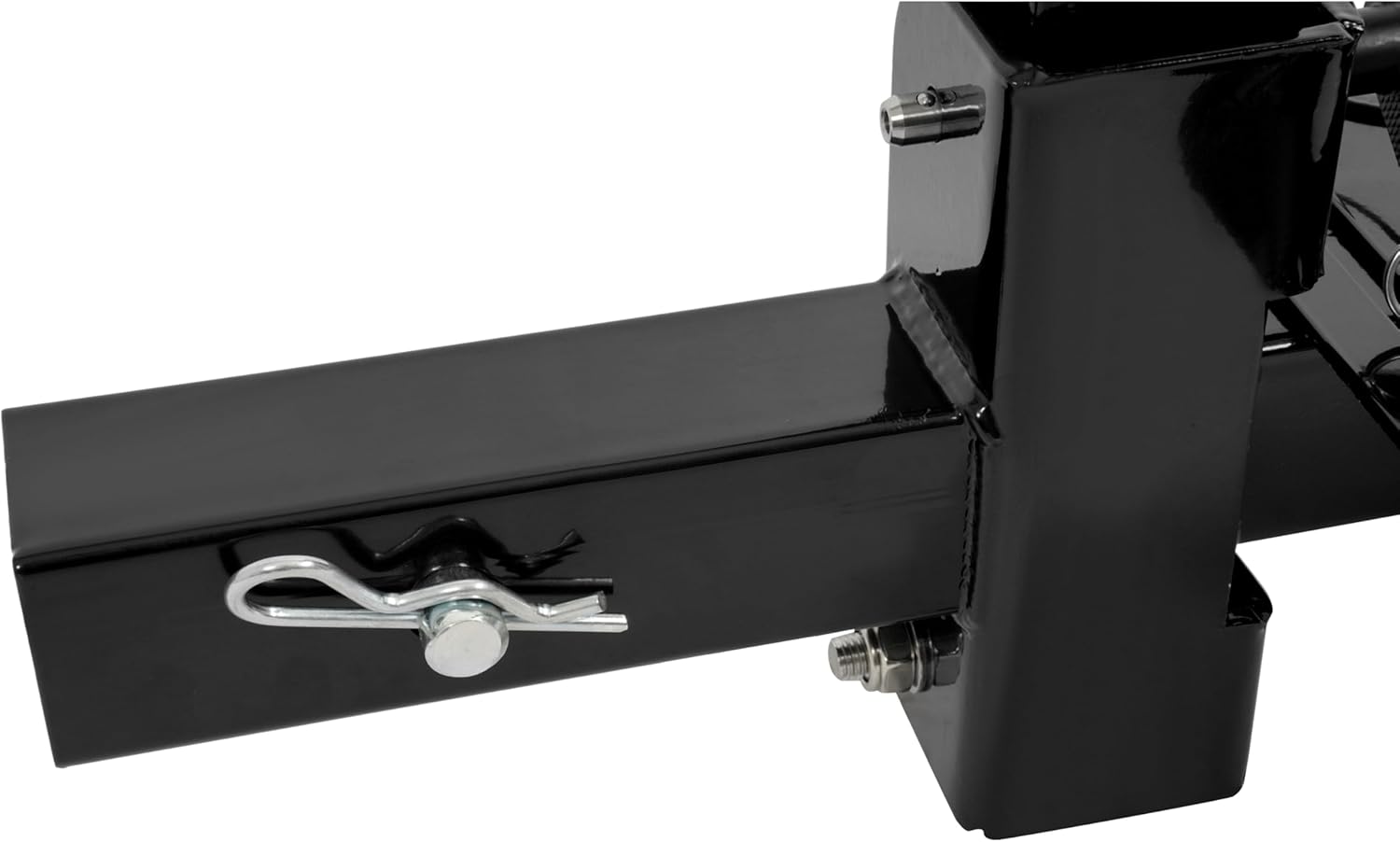 ALMULOO 2-inch Folding Adjustable Hitch Ski Rack Car Ski Rack Holds Four Pairs of Skis Powder Coated Steel