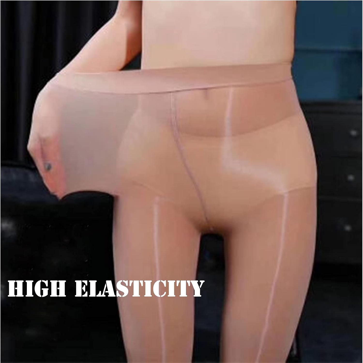 Women Shiny Sheer Pantyhose 8D High Density Tights Anti Snag High Waist Silk Pantyhose - Image 8