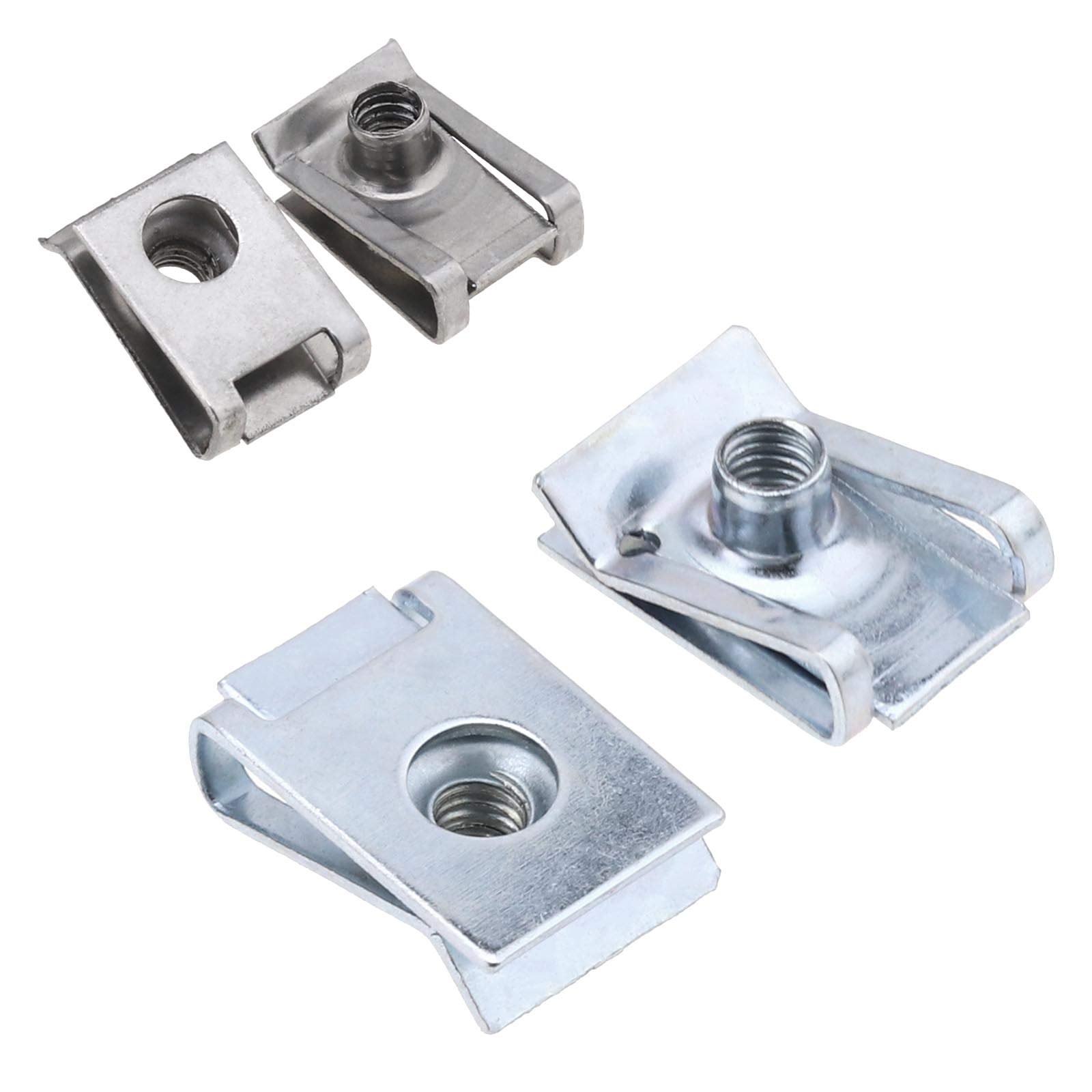OTOTEC 80pcs Clip de Fixation Filetage M4 M5 M6 M8 pour Panneau de Porte de Garniture Intérieure