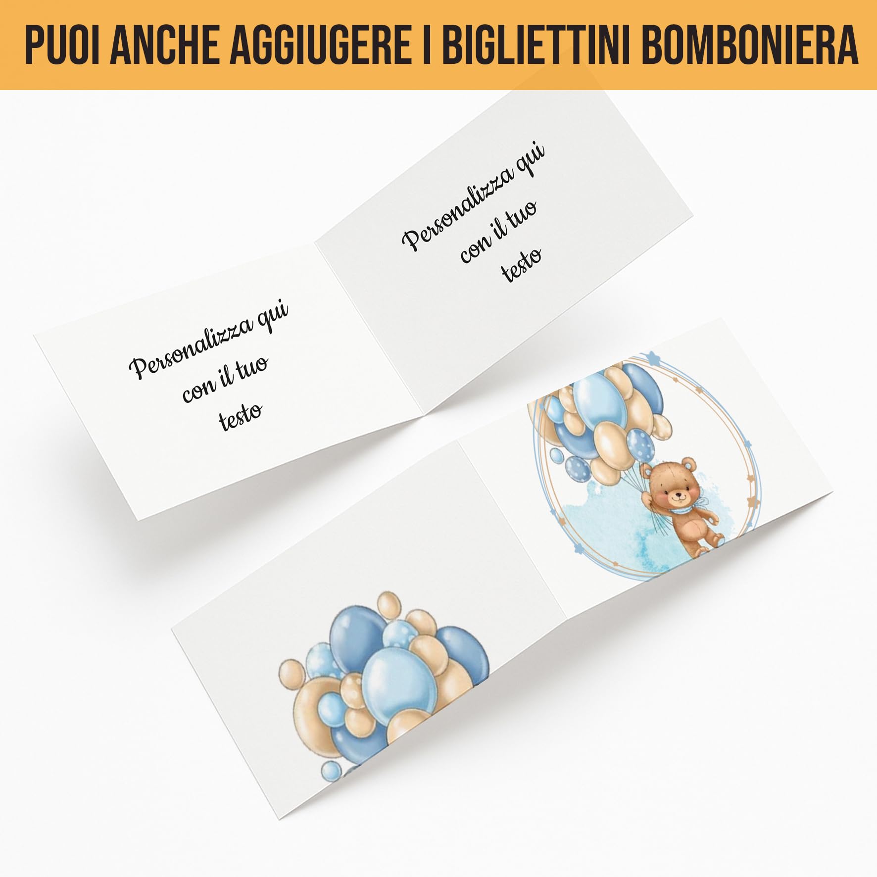 PV Grafik Set da 24 Calamite Bomboniera Personalizzate Nascita e Battesimo, Bomboniera Battesimo Maschio e Bambina, Idea Nascita Bimbo e Bimba(Bimbo 59)