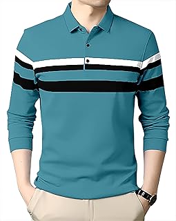 AUSK Men's Polo T-Shirt Full Sleeves Regular Fit