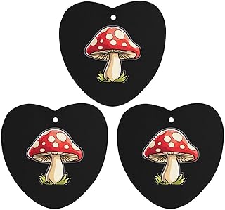 Magic Mushroom Car Aromatherapy Tablets Hanging Air Freshener Fragrance Scented Cards