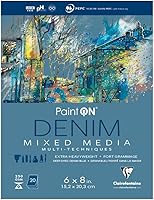 Vista 5 de Clairefontaine - Ref 975481C - Paint'ON - Bloc blanco pegado (20 hojas) - 17,8 x 25,4cm (7 x 10in), papel pesado de 8.82 oz/m², sin ácidos