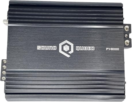 Soundqubed F1-5000, Full Bridge Amplifier, 5000 watts, 1 Ohm Mono, Car Amplifier, Car Stereo, High Output, Max Power, Class D, Mono
