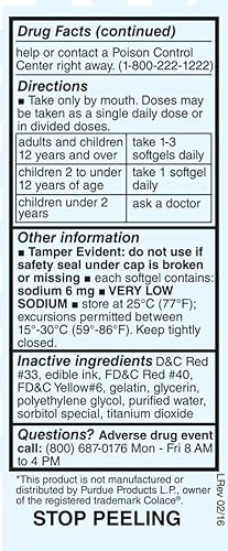 Miniatura 3 de SDA Laboratories Suavizante de heces original Docusate Sodium 100 mg - 100 Cápsulas de cápsula blanda