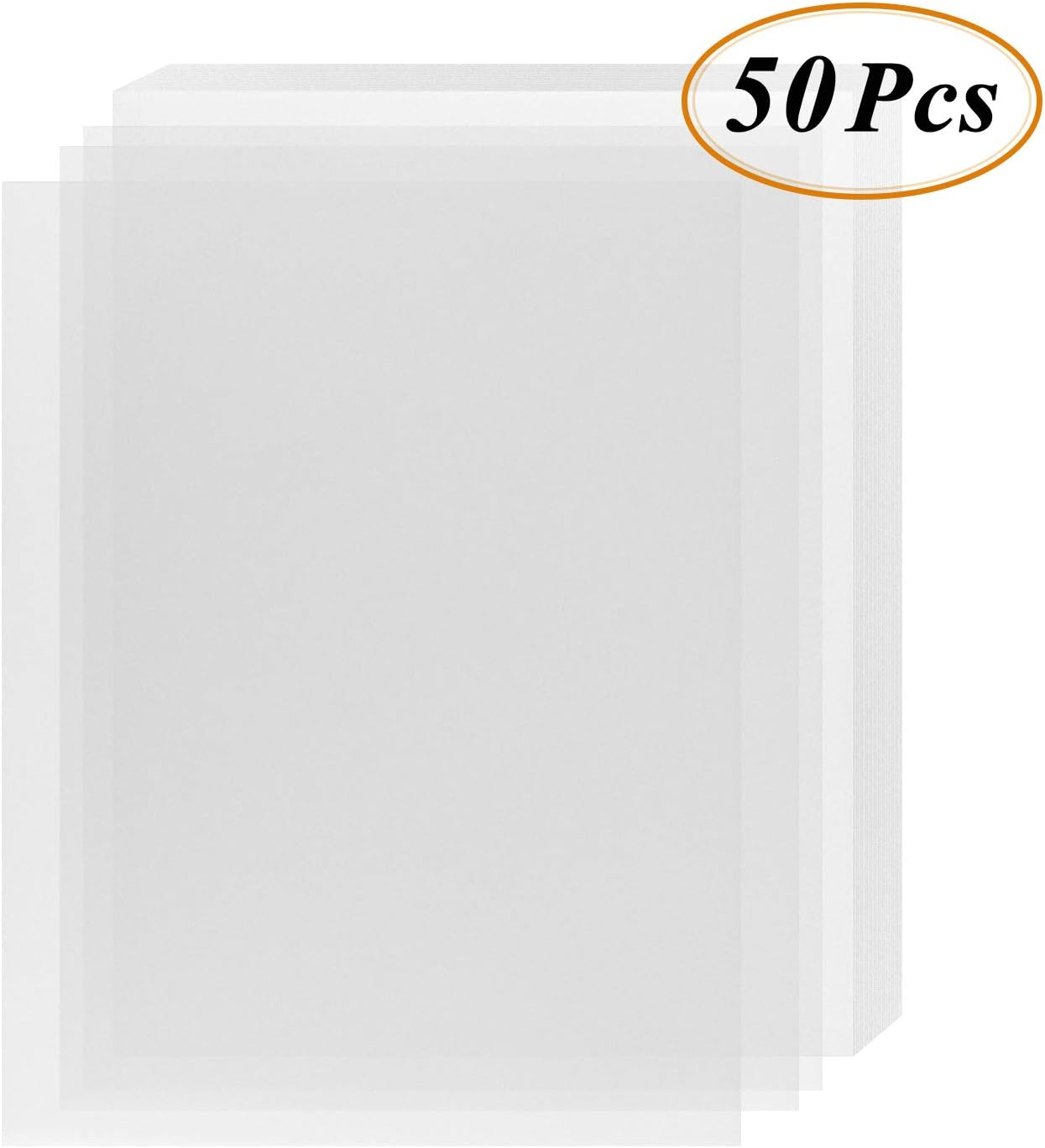 Tracing Paper, White Smooth Translucent Vellum Paper and Sketching Art Tracing Paper 8.5 x 11Inch, Traditional Comic Drawing Animation Paper for Patternmaking, Drafting