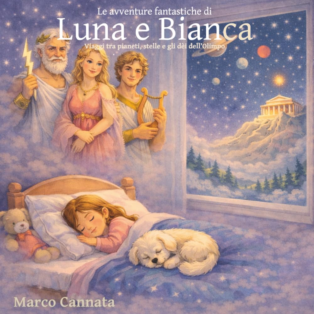 Le avventure fantastiche di Luna e Bianca nel loro meraviglioso mondo dei sogni: Viaggi tra pianeti, stelle e gli dèi dell’Olimpo