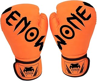 CLISPEED 1 De Luvas De Boxe Luvas Pu Luvas De Luta Luvas De Treinamento De Boxe Saco De Areia Luvas Laranja Luvas De Boxe Luvas De Luta Livre