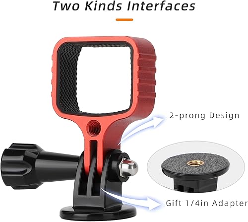 Miniatura 6 de NATEFEMIN Kit de abrazadera de soporte de cámara Adaptador de montaje de metal Cabeza de cardán Marco fijo para DJI OSMO Pocket 3 Cámara