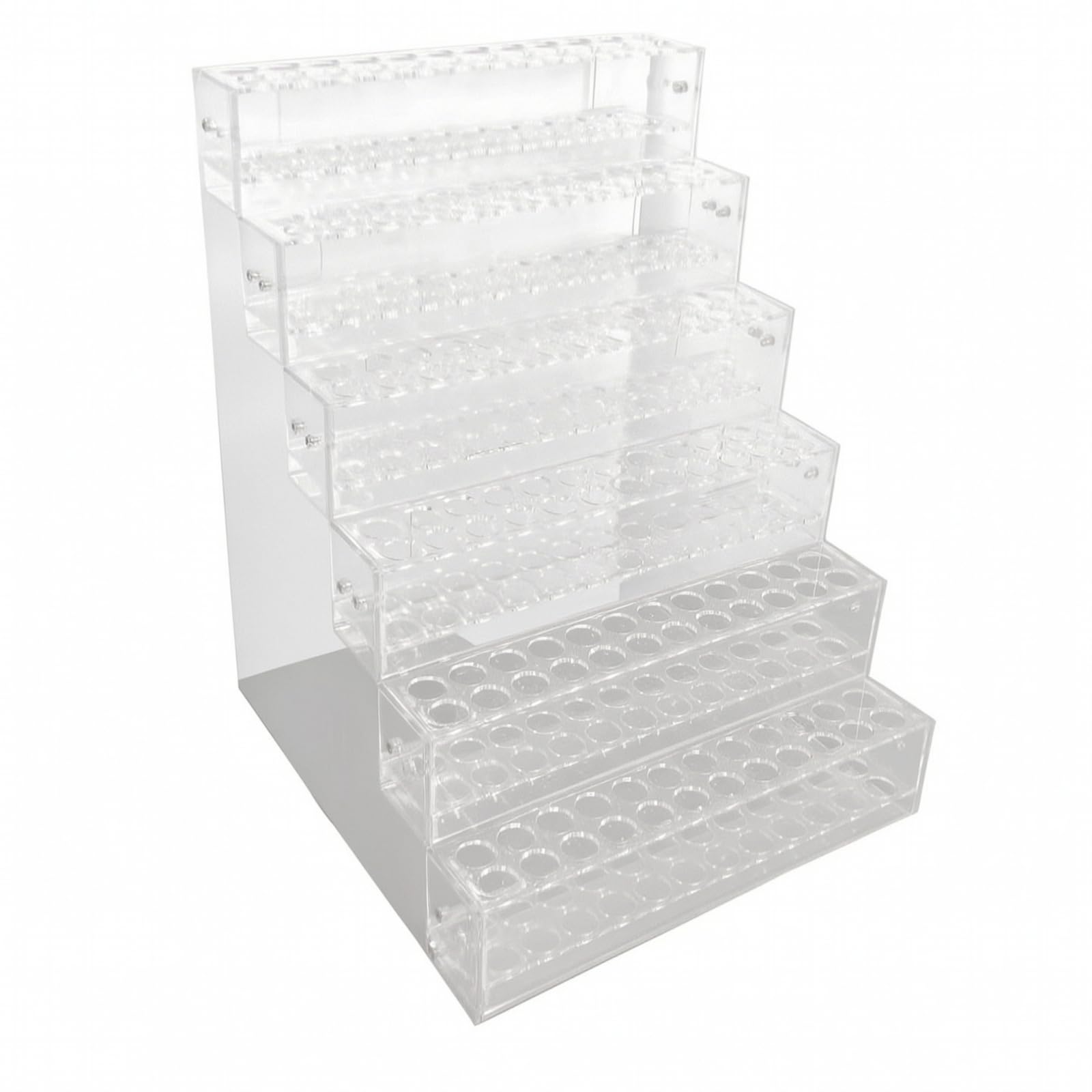 Portapenne Acrilico Portamatite Supporto Pennarelli Organizzatore da Scrivania Trasparente a Gradoni per Esposizione Elegante E Ordine Immediato Adatto a Ufficio Scuola Casa , size to 3