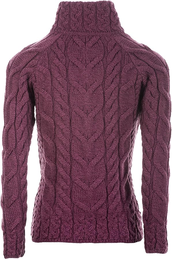 Image of Zippered Wool Sweater by Aran Woollen Mills