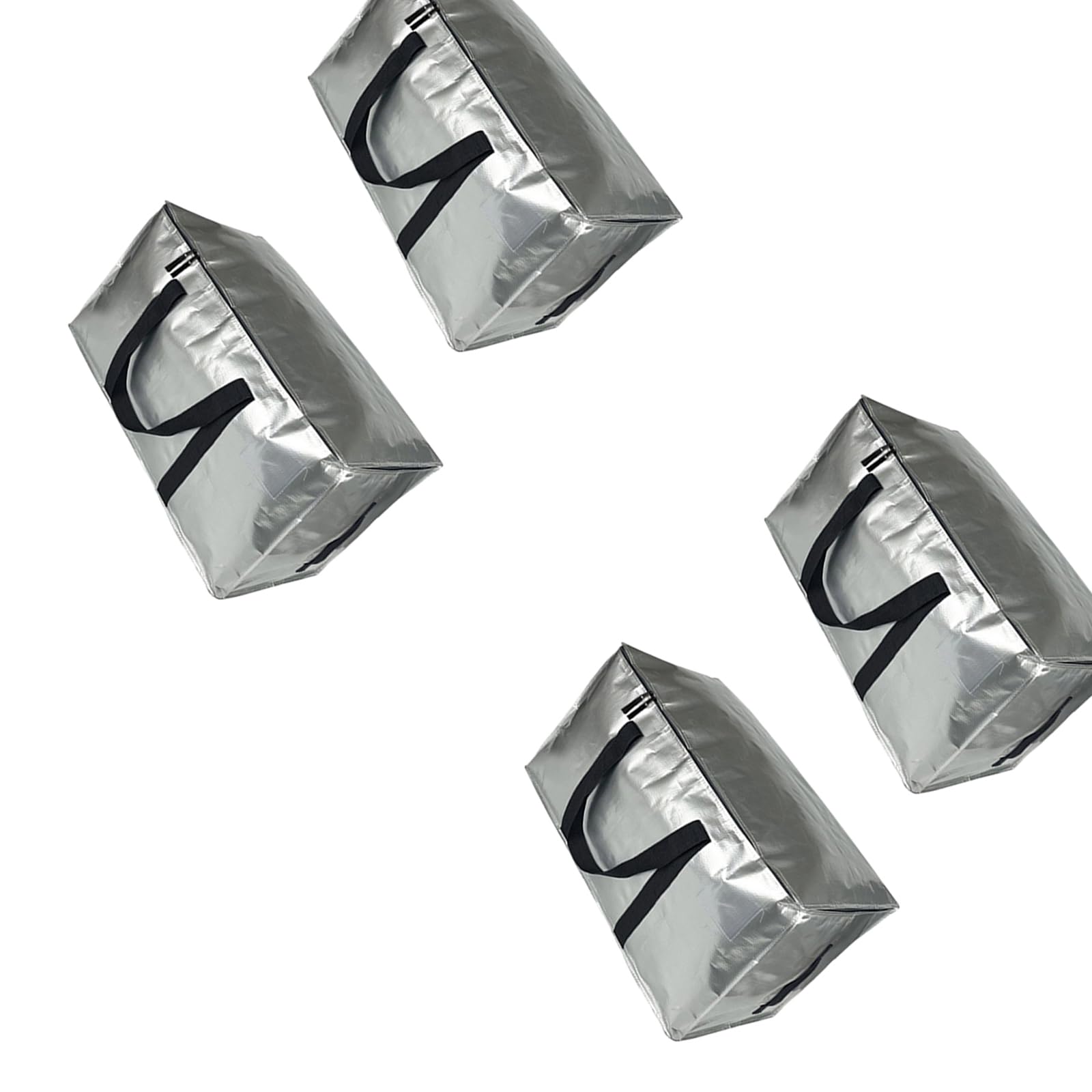 Of 4 Strong Relocating Storage Sacks Large Capacity 90L for Clothes Bedding Organizing Pliable Permanent Plan with Pulls and Belts Bedding Storage