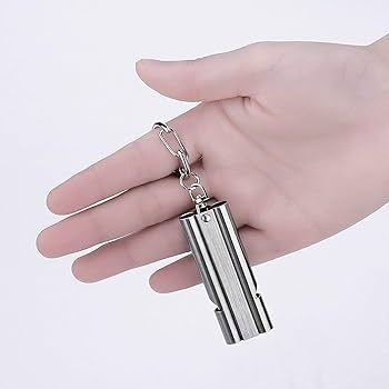 Amazon.co.jp: ホイッスル 防災 アルミ製 笛 救援 8枚セット