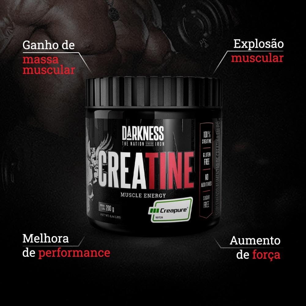 Darkness – Creatina Creapure – 200g em promoção! Veja a oferta e mais achadinhos de Vitaminas & Suplementos 5 Hoje é o melhor dia para comprar Darkness – Creatina Creapure – 200g com aquele preço maroto! Promoção! Aproveite a oferta! 5