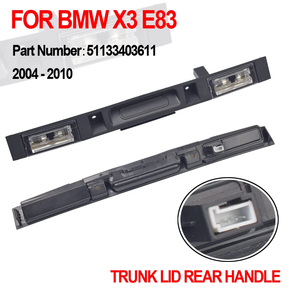Amazon.com: Cakievro Touring Boot Trunk Lid Rear Handle with Key 