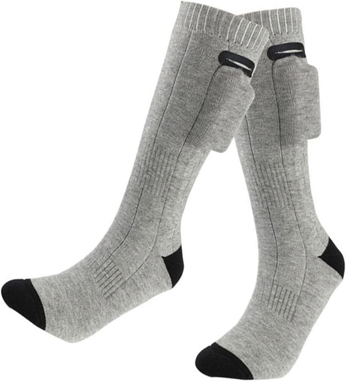 Heated Sock Rechargeable Electric Heating Sock Thermal Warming Sock with Battery for Men Women Skiing Winter Outdoor