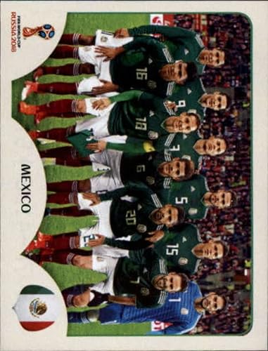 2018 Panini World Cup Stickers Russia #453 Mexico Team Photo
