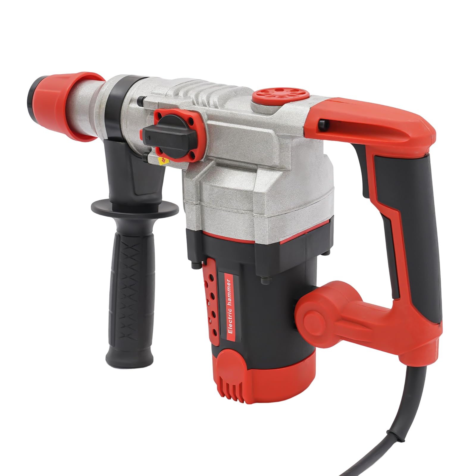 Trapano a percussione, 930r/min, 2200 W, trapano elettrico multifunzione con 6 tipi per trapani, cemento, parete e pavimento, nero