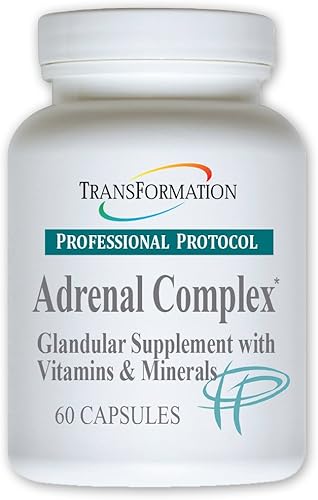 TRANSFORMATION THE GENESIS OF GOOD HEALTH Enzymes Adrenal Complex - 60 Cápsulas - Formulación sinérgica de hierbas y vitaminas para apoyar un