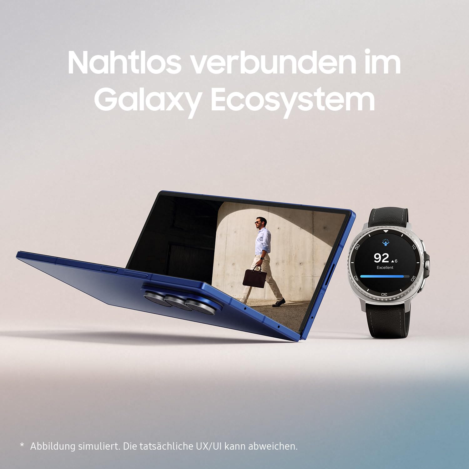 Samsung Galaxy Watch8 Classic Smartwatch, Fitness-Uhr, 64 GB Speicher, 46 mm, Bluetooth, Schwarz