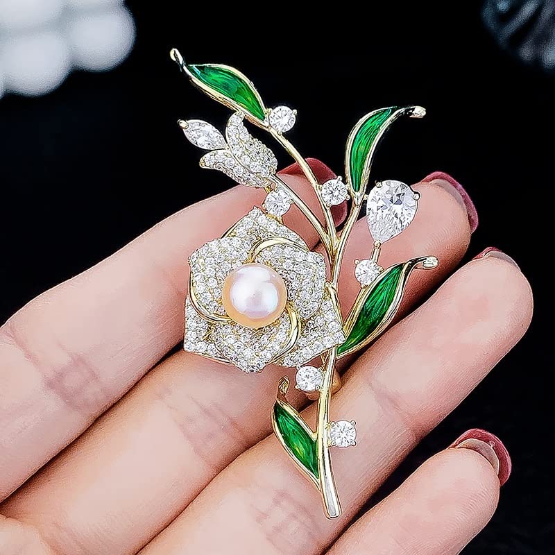 Broche fleur de lune pour personnaliser un costume masculin ou veste femelle - 2