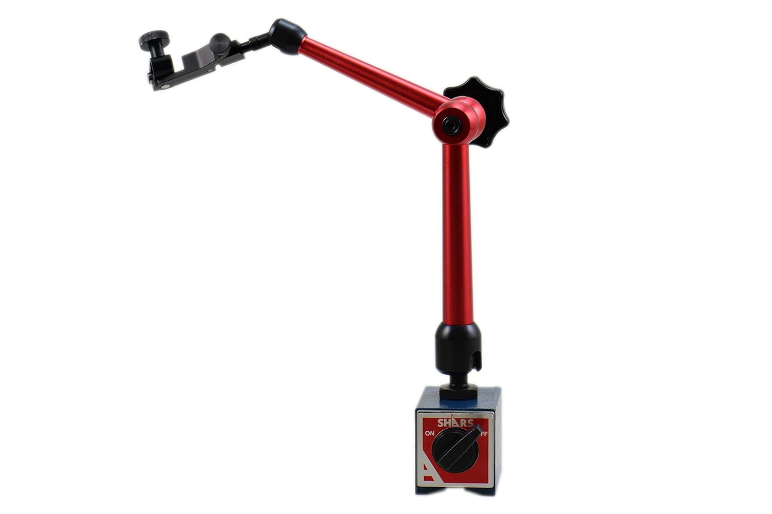 Shars Heavy Duty 220 Lbs Universal Magnetic Base with Speed Set Fine Adjustment for Digital Dial Test Indicator Holder 202-7933 P]