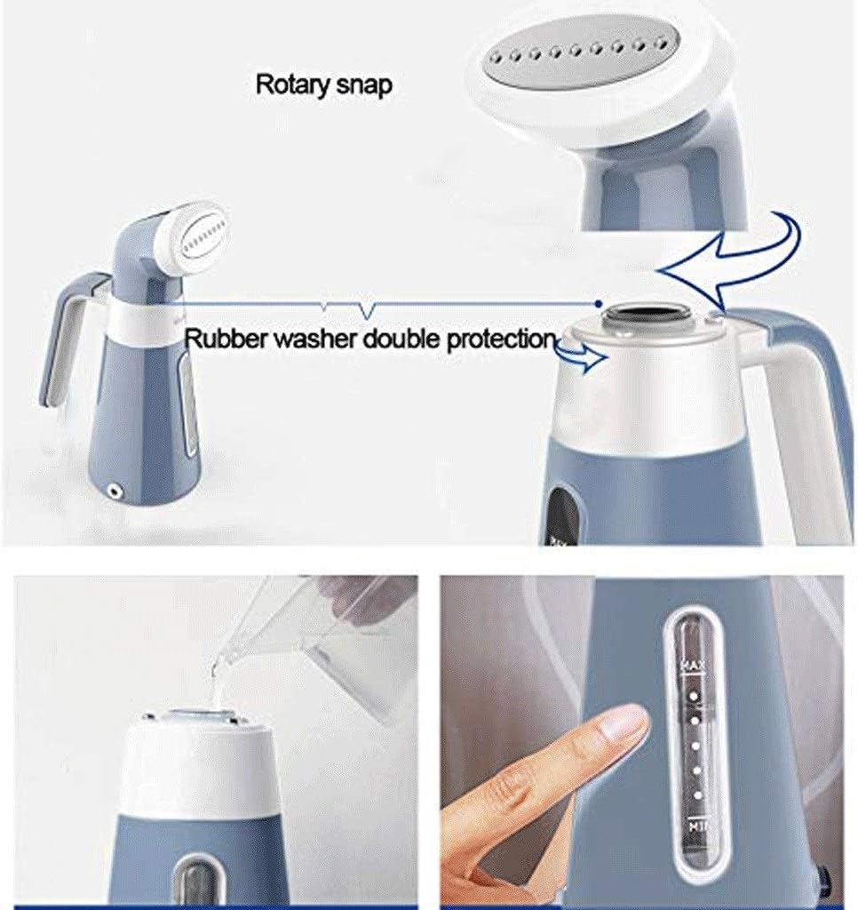 Portable Garment Steamer Handheld Fabric Steamer Fast Heat-up Powerful Garment Clothes Steamer with High Capacity for Home and Travel (Size : 1)