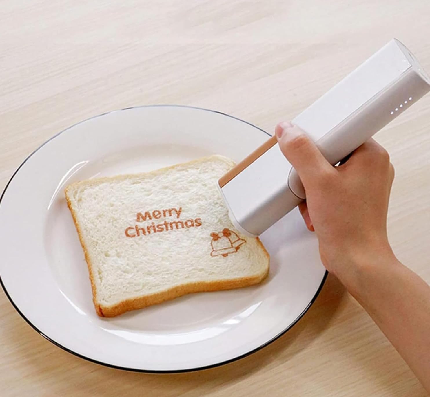 Stampante alimentare Wifi portatile per arte della torta fai da te Stampa veloce Mini macchina per latte per birra Bevande schiumose Macarons Burgers Cioccolato e Pane Stampa personalizzata del