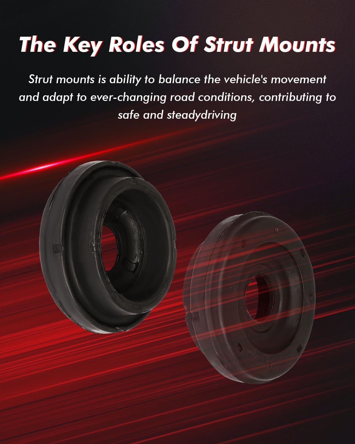 cciyu Front Strut Mount and Bearing Replace for 905906 95015324 96456713