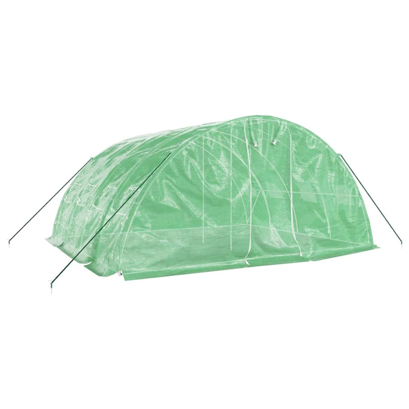 Gecheer Serra,con Telaio in Acciaio,Serra da Giardino,con Porta Avvolgibile,Serra per Piante,Serra da Esterno,Serra Grande,Serra per Orto,Serra a Tunnel da Giardino,Verde 20 m² 5x4x2,3 m