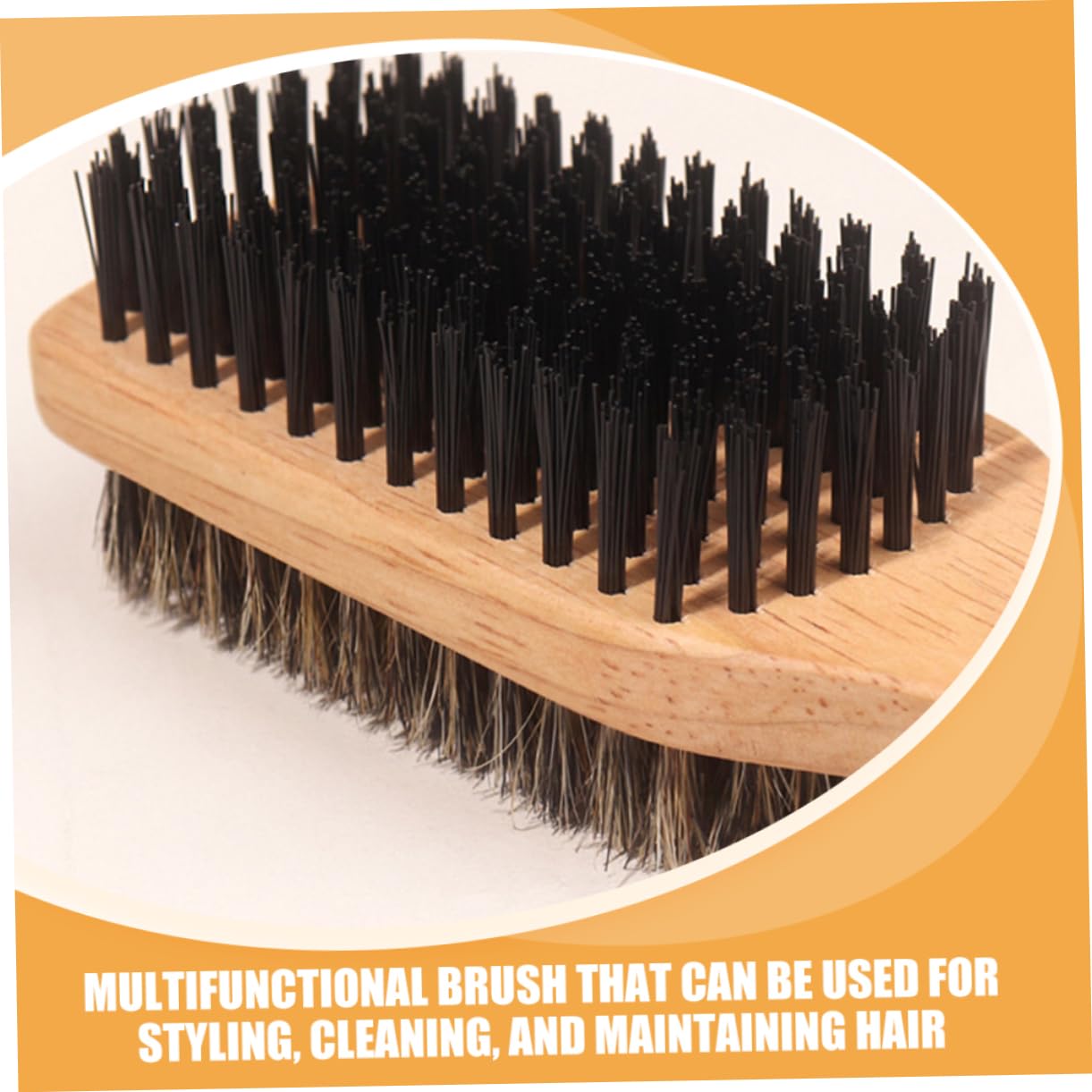 FOMIYES 6 Pz Pennello in setola a doppia faccia spazzola arricciacapelli curly hair brush spazzola per con setole di cinghiale spazzola in pelo di cinghiale estirpatore a spazzola