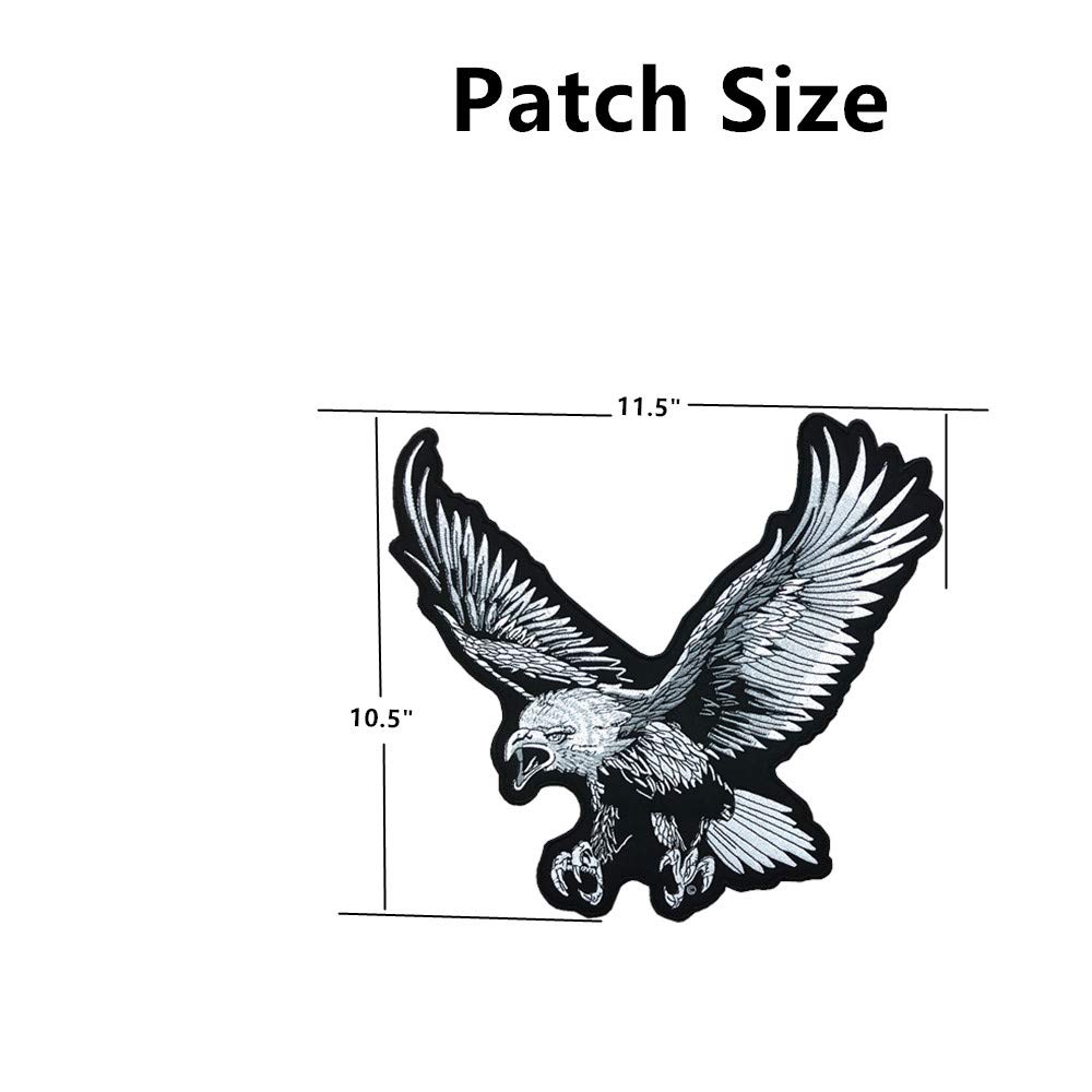 FACETASM ワッペン / イーグル刺繍 イーグル ワッペン 刺繍 エンブレム アメリカン・バイカー