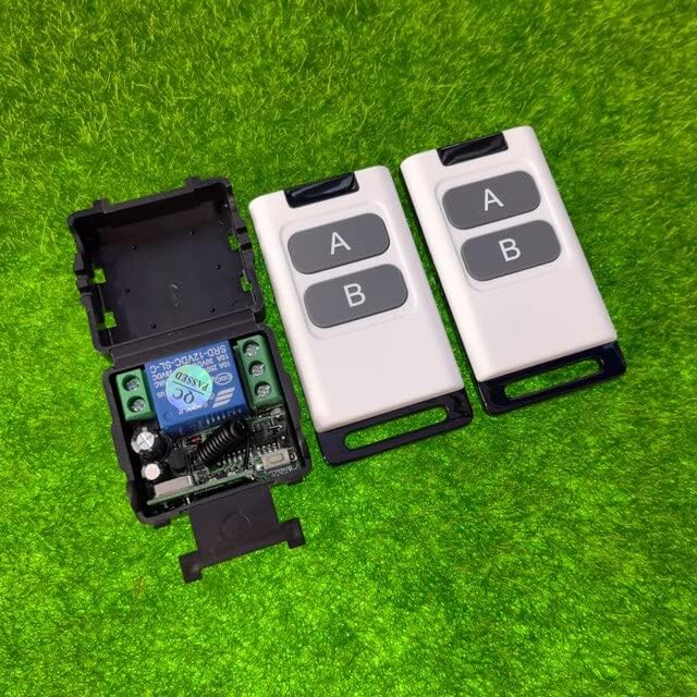 Inter-lock/Latched 315/433MHZ 12V 1CH 10A Wireless Remote Control Switch System Transmitter & Receiver Relay Smart House - (Color: B 315MHZ)