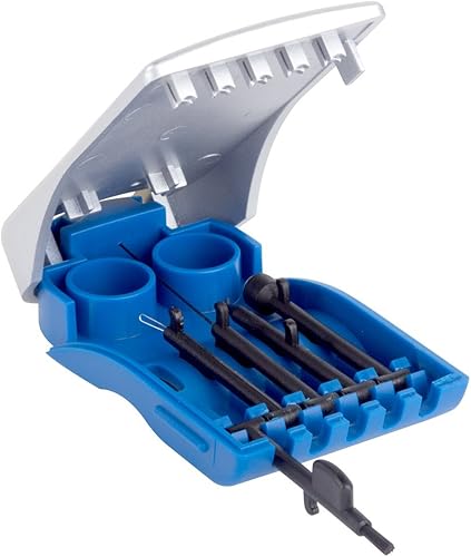 Miniatura 2 de EZY DOSE Audífonos 5 en 1, herramientas de limpieza diaria, kit pequeño para el hogar o viajes, para fácil, negro, fácil de usar, juego de 5 piezas,