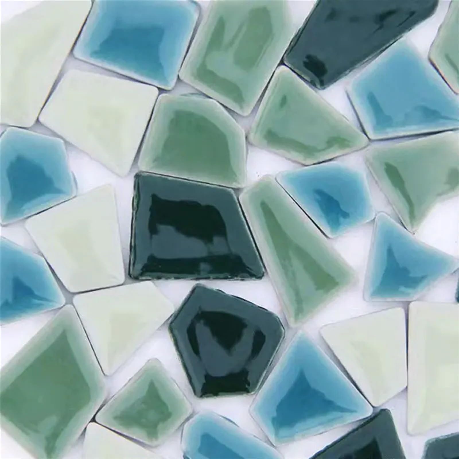 Mosaic Tiles 100g Porcelain Mosaic Tiles DIY Craft Ceramic Tile Making Materials
