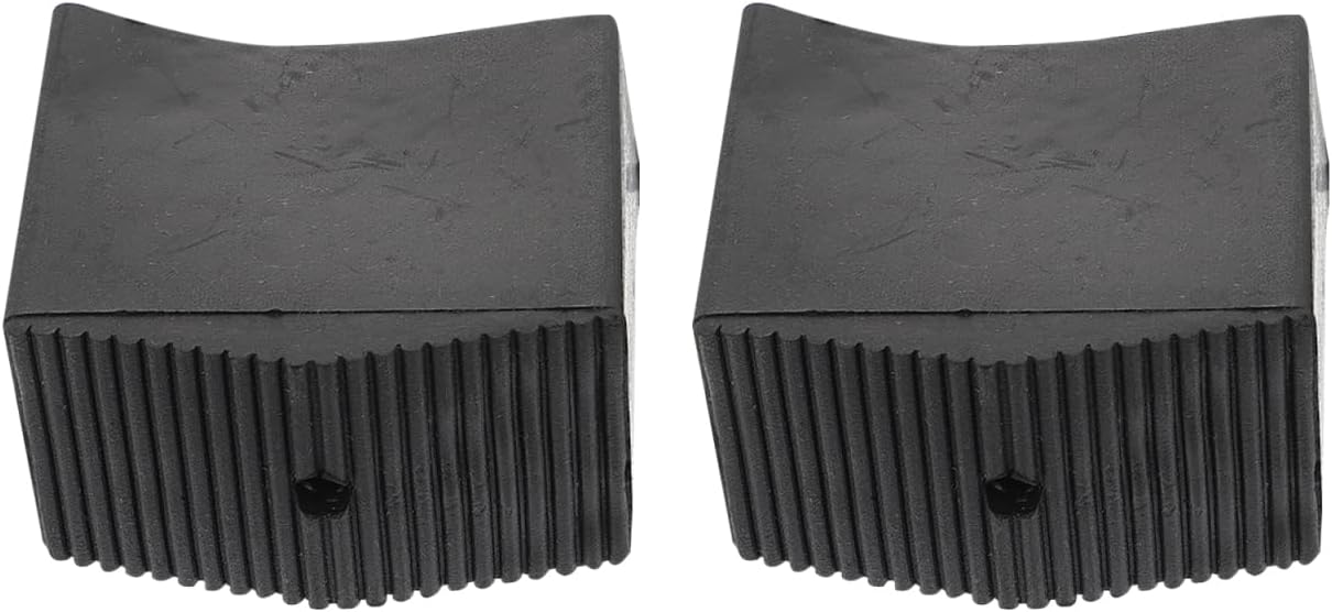 Mikikit Ladder Leg Covers 2-Pack Non-Slip Rubber Ladder Feet Pads for Folding Telescopic Extension Ladders Floor Protection and Stability