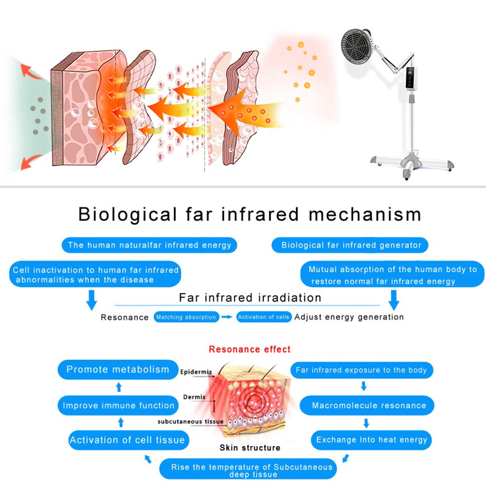 Buy Leawell TDP Heat Lamp, Infrared Lamp Therapy Effective Relieve Pain