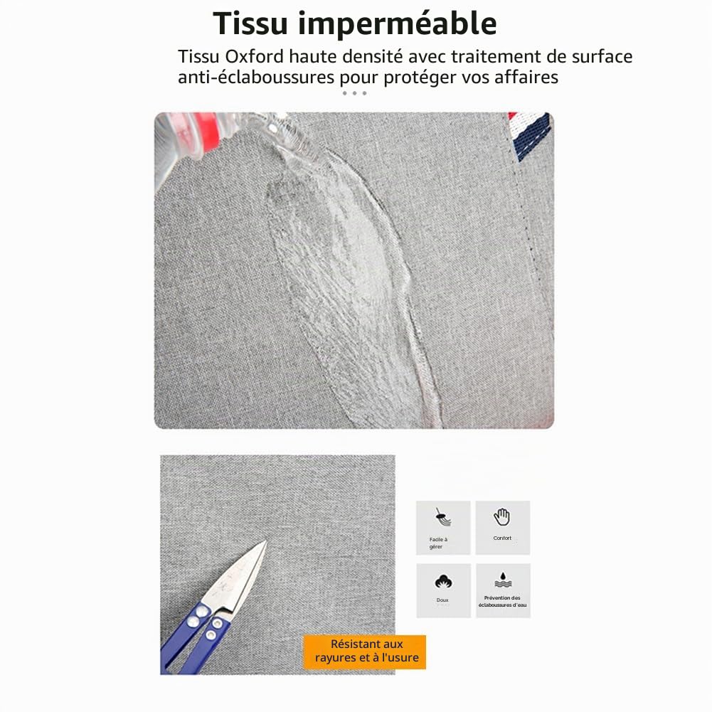 Grand sac à dos isotherme de 36 L en tissu Oxford épais étanche pour pique-nique, randonnée, barbecue