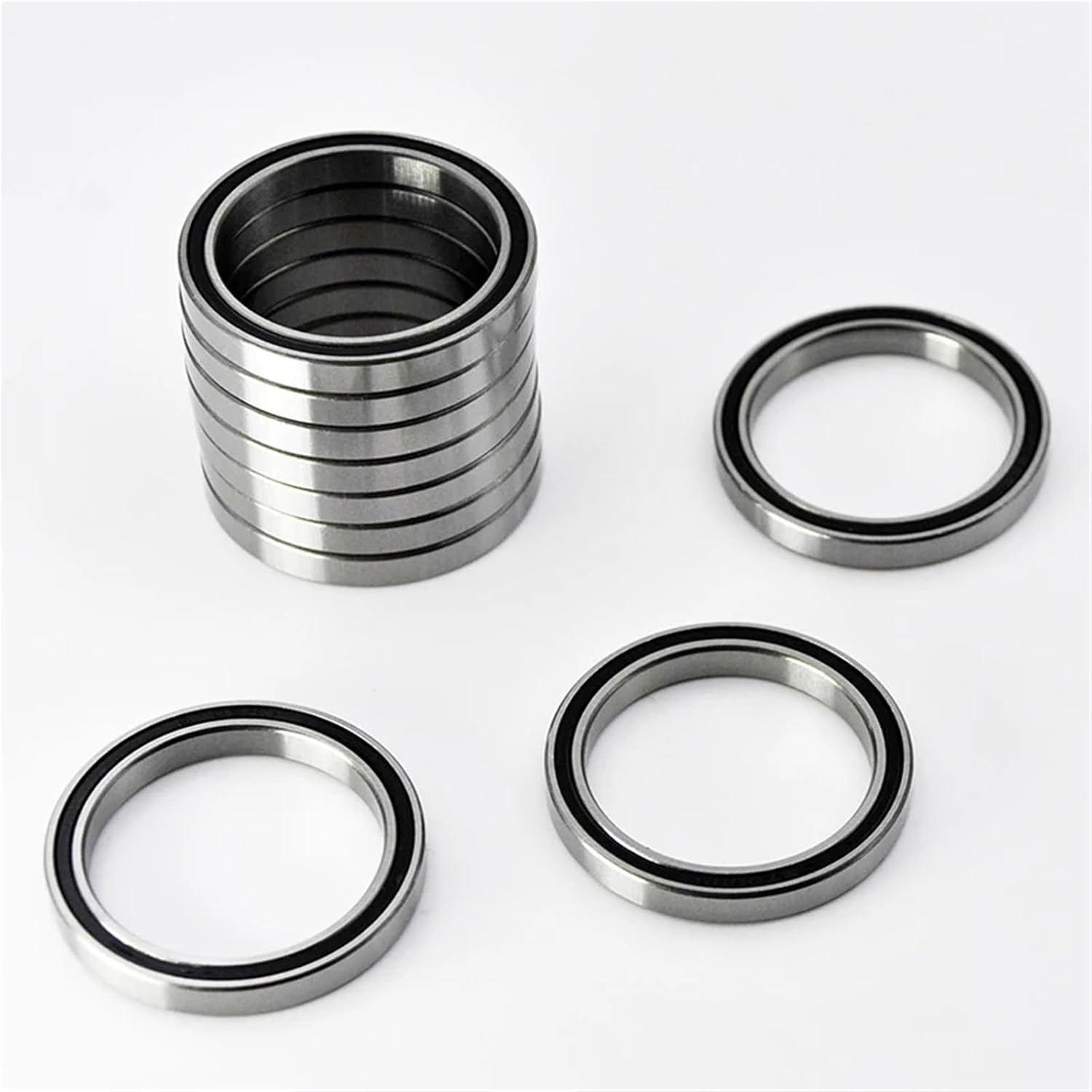 10Pcs Bearing 6701 6702 6703 6704 6705 6700 RS 2RS 6706 6707 6708 6709 6710 Deep Groove Ball Bearings(6700-2RS 10x15x4mm)