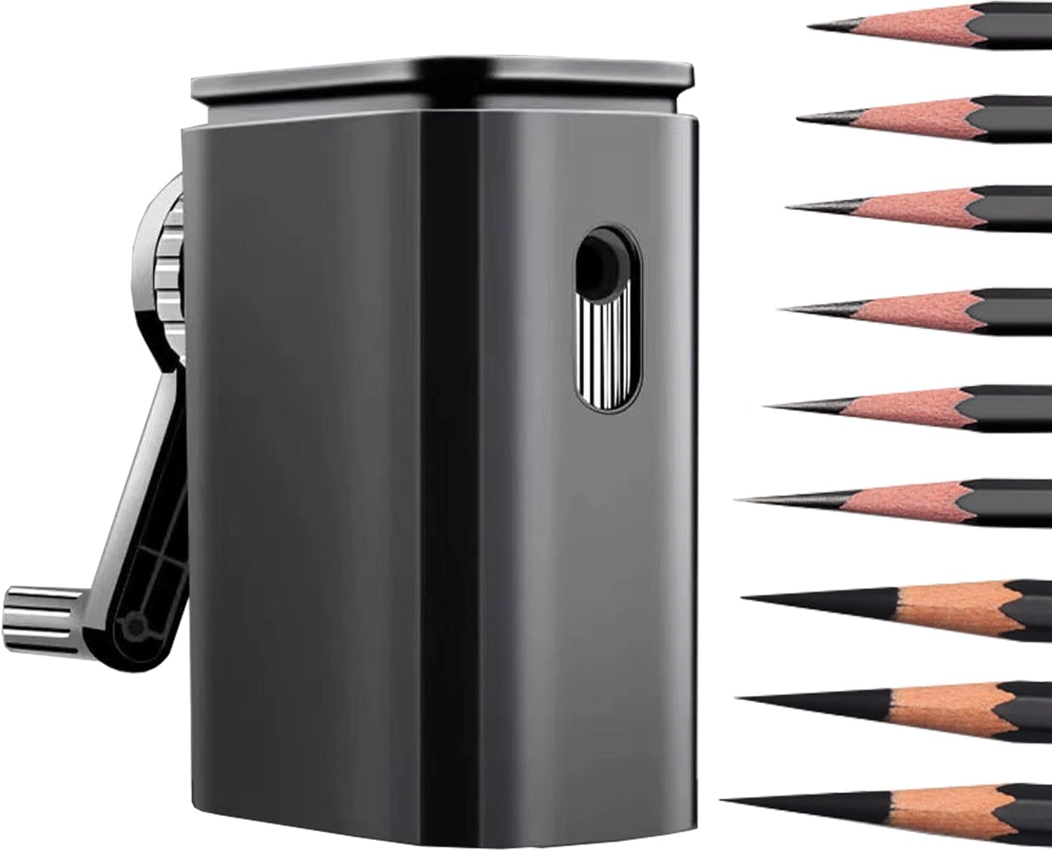 Pencil Sharpener, 9 Gears Adjustable, Hole Quality Zinc Alloy Knife