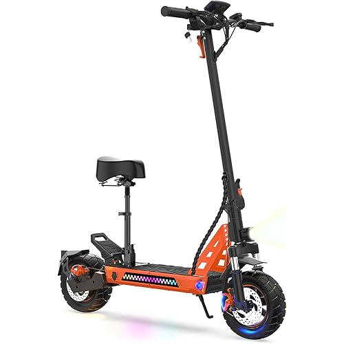 Electric Scooter aldults, 10" Tires, 1000W Brushless Motor, Top Speed 28 MPH, 28 Miles Max Range, Smart APP, Max 330lbs Load, 4.9in Display, Folding E Scooter（Upgraded Shock Absorption）
