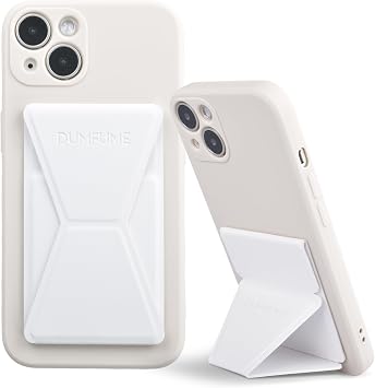 Cell Phone Kickstand Vertical and Horizontal Phone Stand for Desk Adjustable Phone Holder Stand for iPhone 15/14/13/12 All Smartphones White