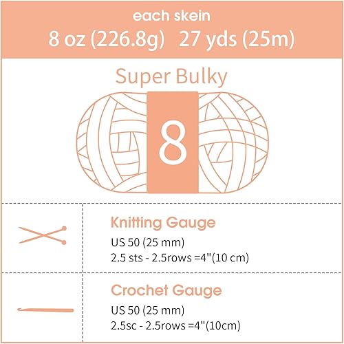 Vista 148 de HOMBYS Hilo de felpilla grueso y voluminoso para tejer a mano, hilo grueso y esponjoso para tejer a mano, hilo de felpa suave, paquete de 8