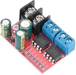 módulo controlador de acionamento do motor, prompt de impressão do módulo de acionamento do motor cw ccw rotação pwm regulação para motores de passo de 2 fases de 4 fios